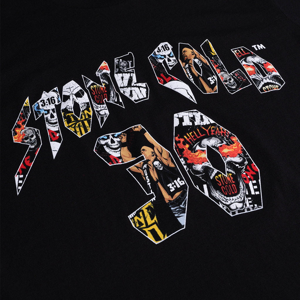 WWE STONE COLD 3:16 30TH COLLAGE SHIRT