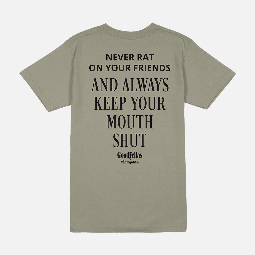 GOODFELLAS NEVER RAT SHIRT
