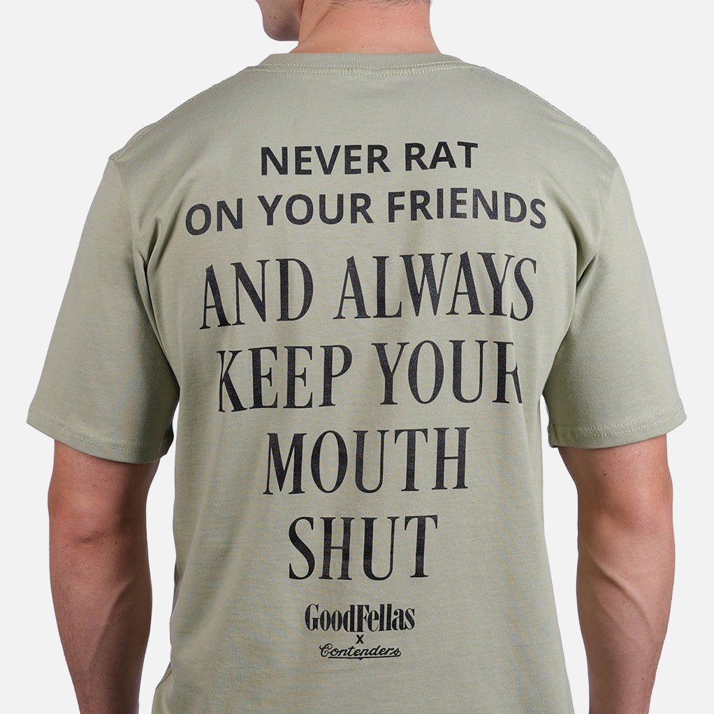 GOODFELLAS NEVER RAT SHIRT