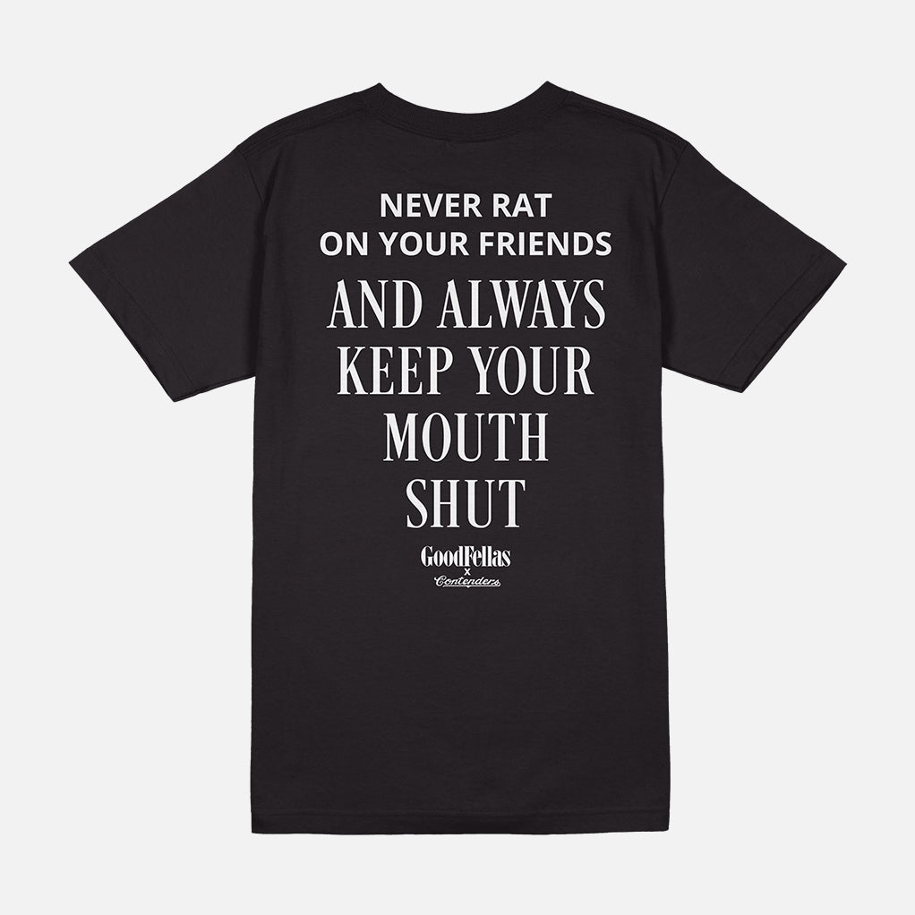 GOODFELLAS NEVER RAT SHIRT