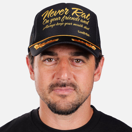 GOODFELLAS NEVER RAT TRUCKER SNAPBACK
