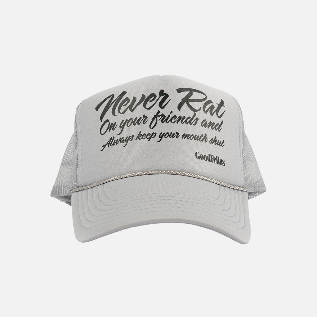 GOODFELLAS NEVER RAT TRUCKER SNAPBACK