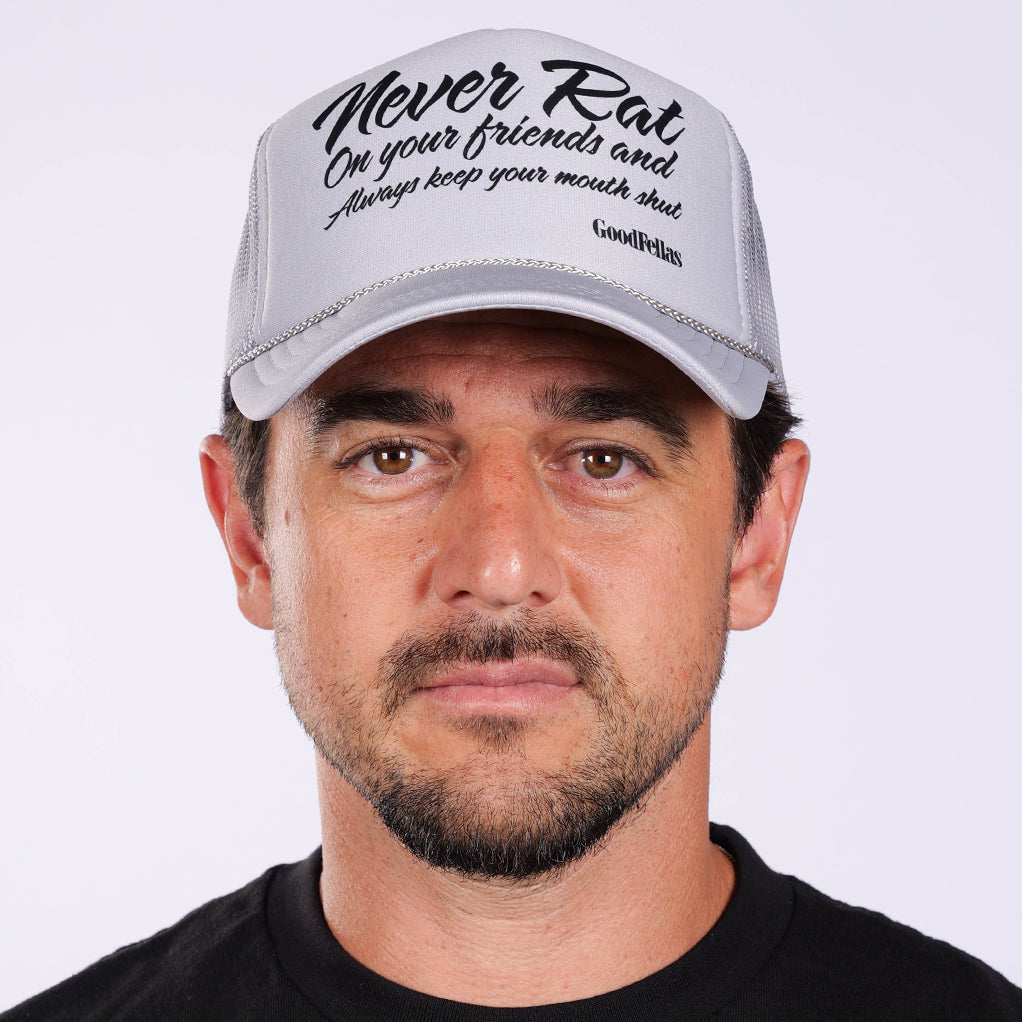GOODFELLAS NEVER RAT TRUCKER SNAPBACK