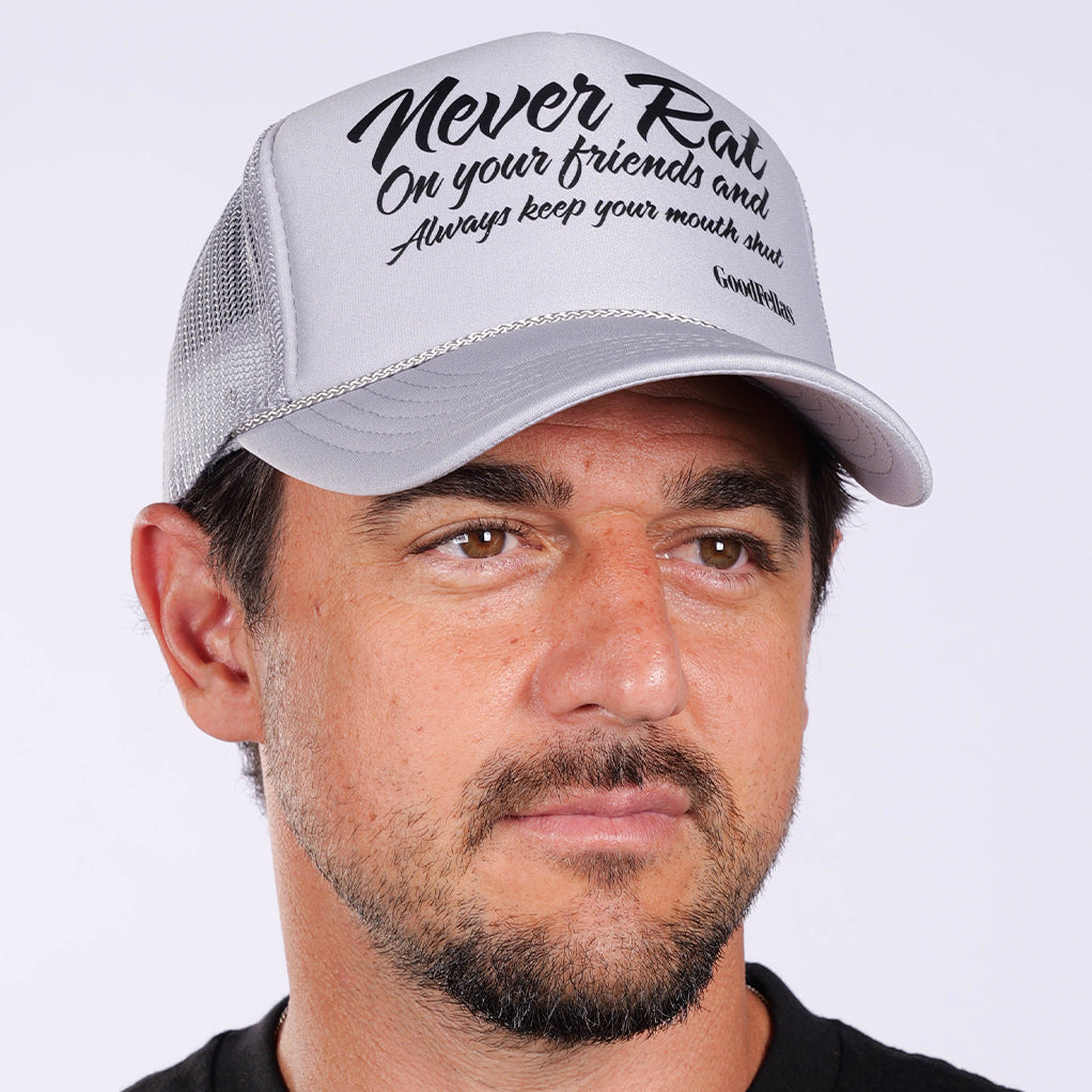 GOODFELLAS NEVER RAT TRUCKER SNAPBACK