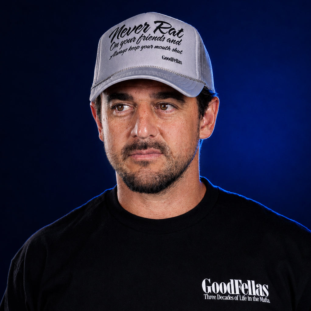 GOODFELLAS NEVER RAT TRUCKER SNAPBACK