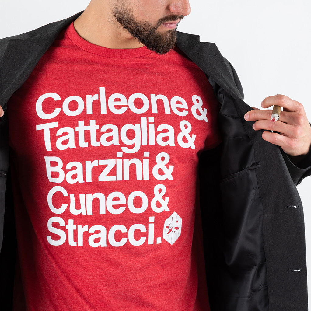 THE GODFATHER 5 FAMILIES SHIRT