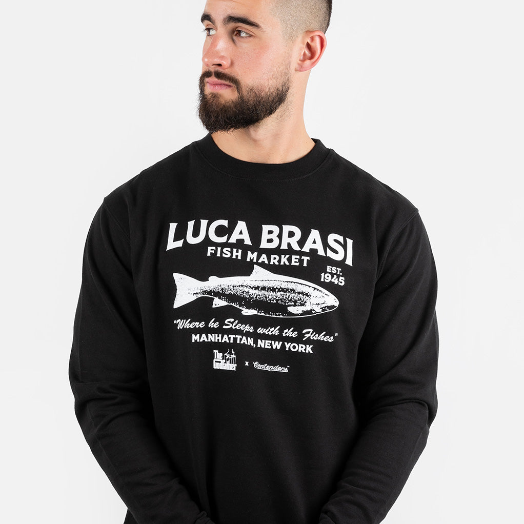 THE GODFATHER LUCA BRASI FISH MARKET CREWNECK SWEATSHIRT