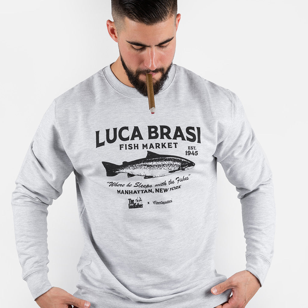 THE GODFATHER LUCA BRASI FISH MARKET CREWNECK SWEATSHIRT