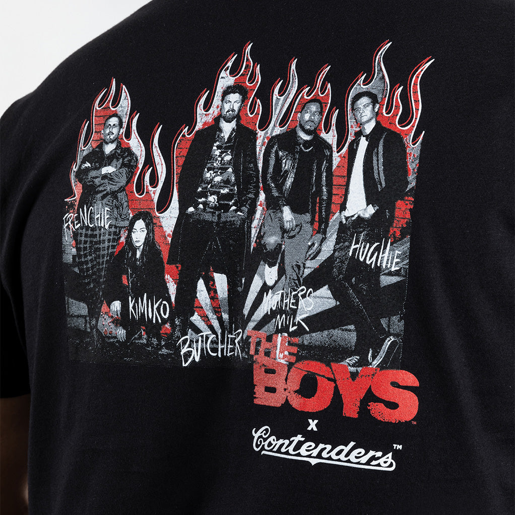 THE BOYS FLAMES SHORT SLEEVE SHIRT