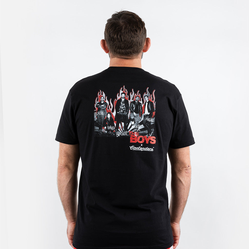 THE BOYS FLAMES SHORT SLEEVE SHIRT