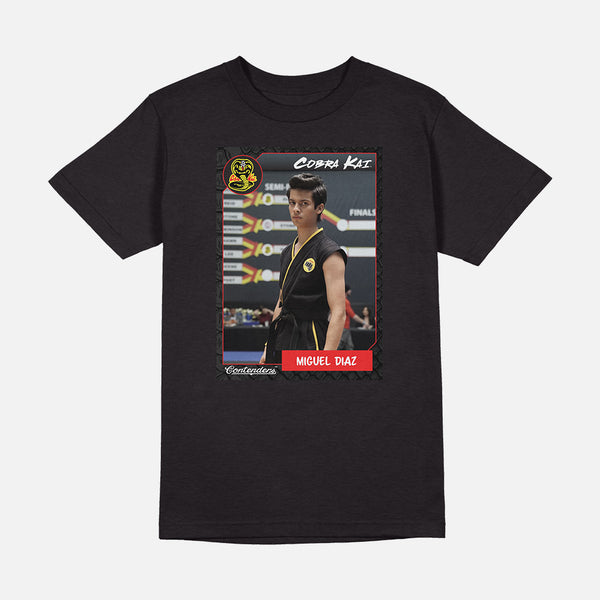 Cobra Kai Johnny Card Short Sleeve Shirt | Action Fiction | T-Shirt