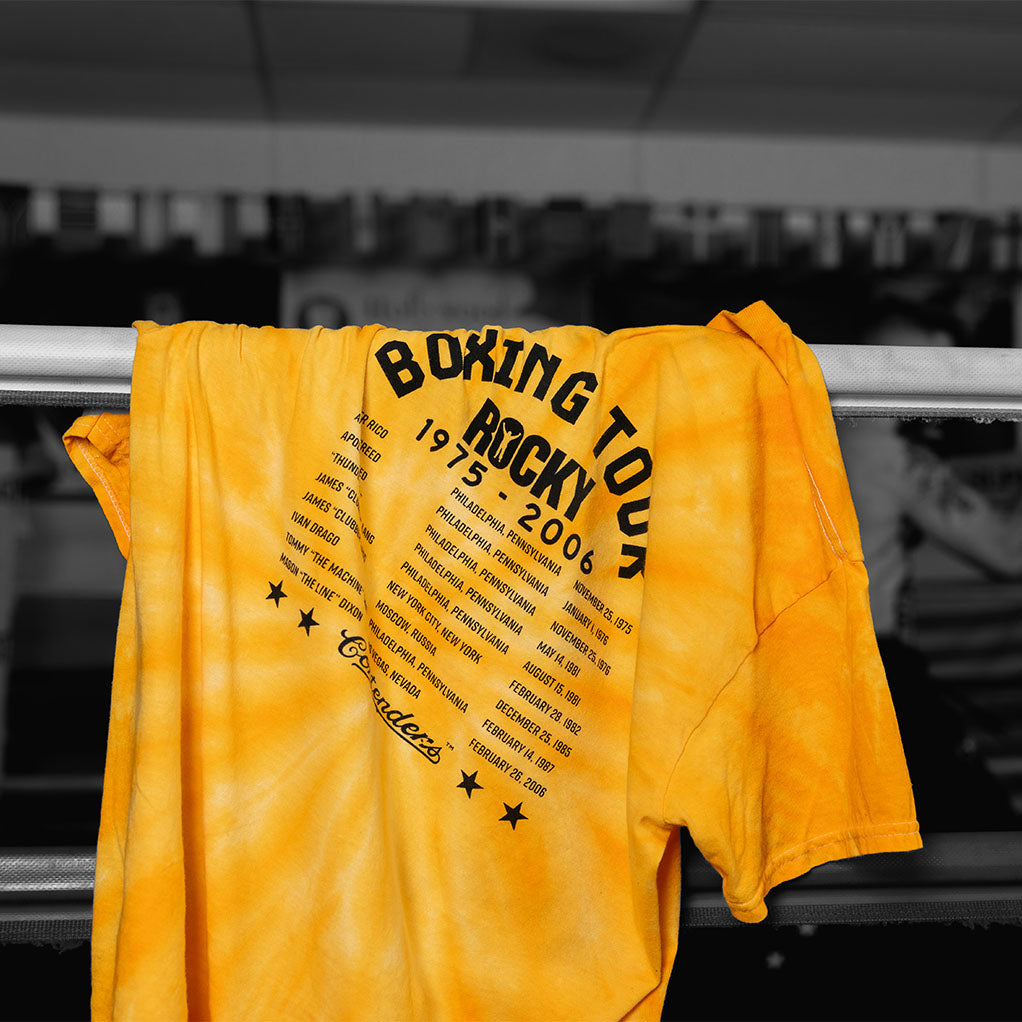 Rocky Boxing Tour Tie Dye Shirt | Contenders Clothing