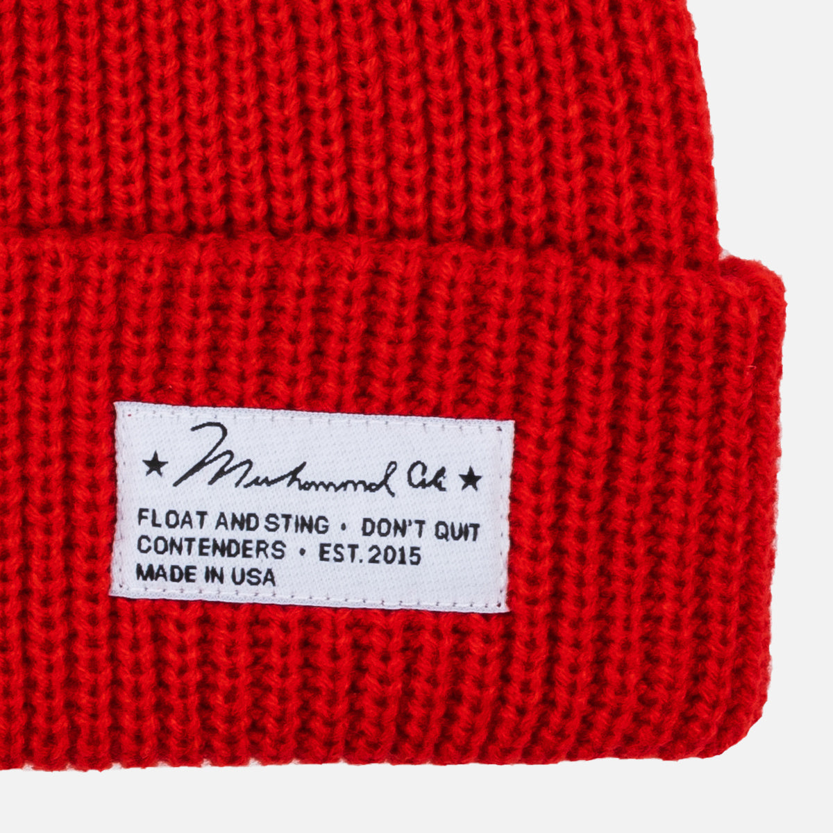MUHAMMAD ALI DON&#39;T QUIT BEANIE