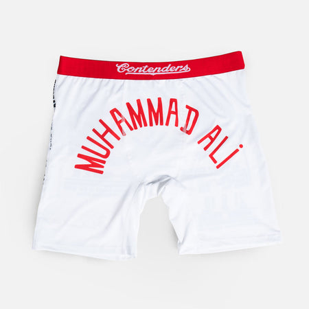Muhammad Ali Contenders Robe 1965 white boxer brief