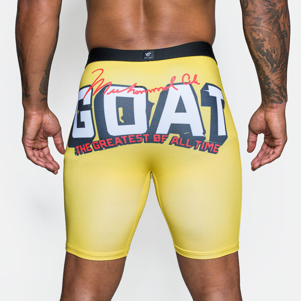Muhammad Ali Contenders Ali The Greatest boxer brief yellow