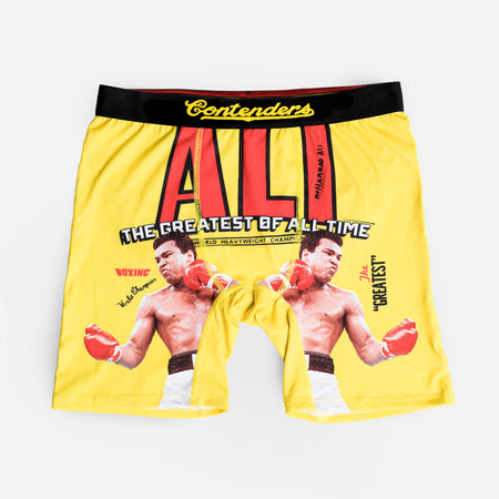 Muhammad Ali Contenders Ali The Greatest boxer brief yellow