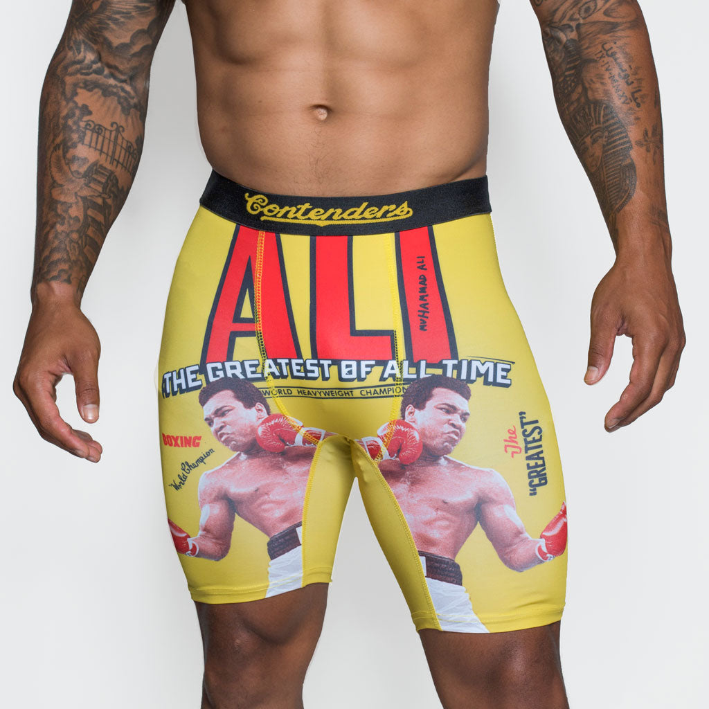 Muhammad Ali Contenders Ali The Greatest boxer brief yellow