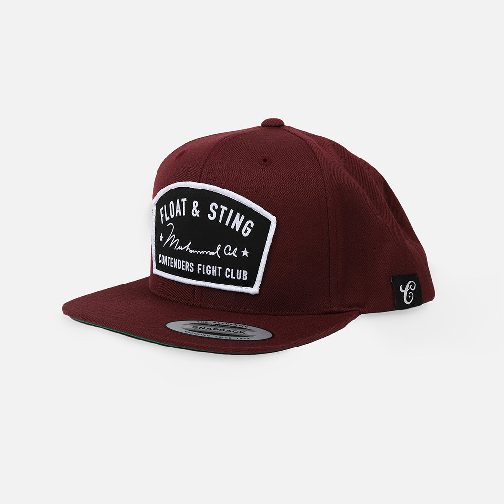 MUHAMMAD ALI FLOAT &amp; STING SNAPBACK - Contenders Clothing